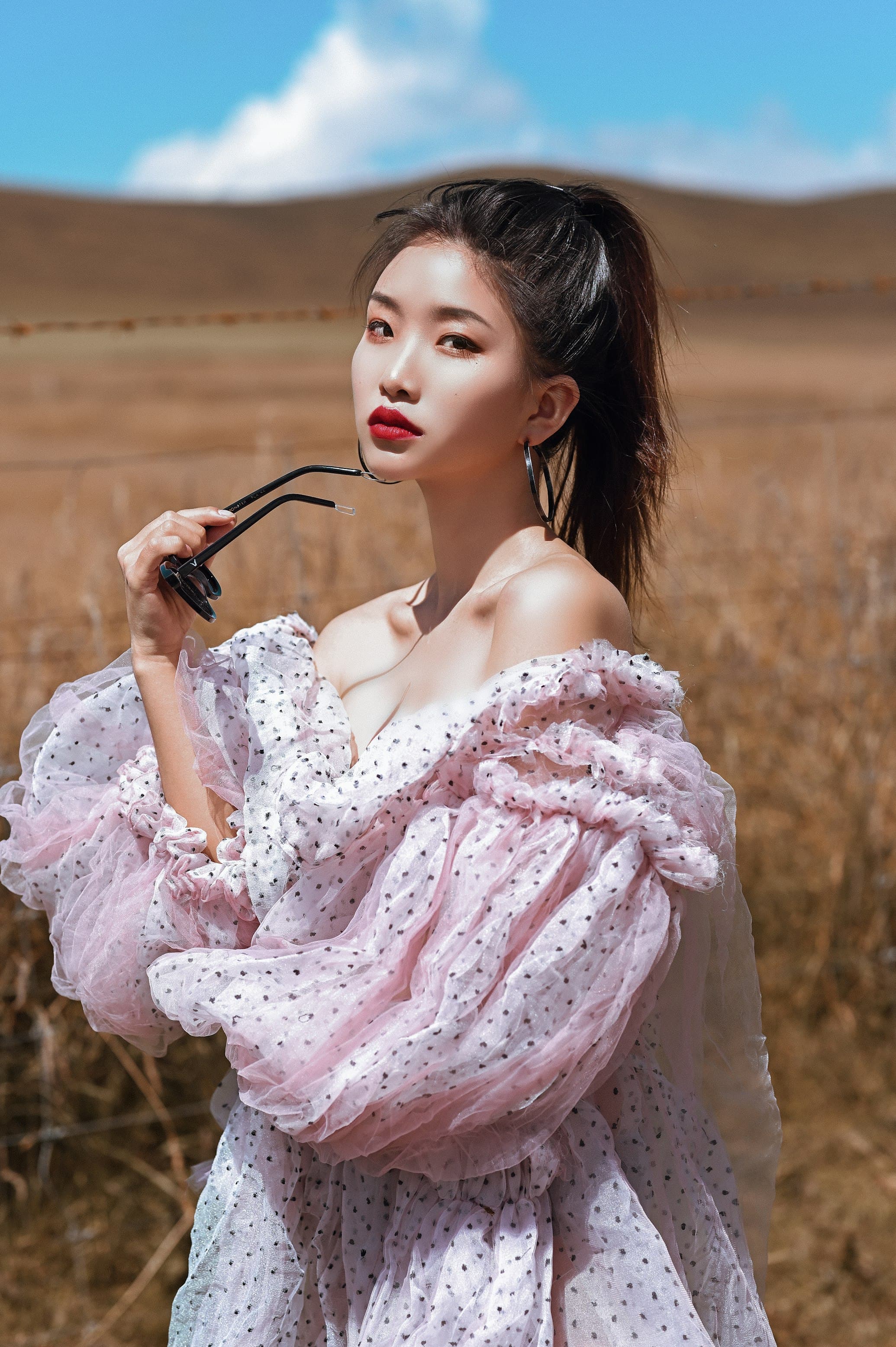 Stylish fashion portrait